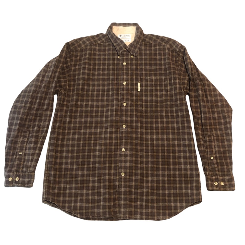 Columbia button down long sleeve collared shirt Mens Large